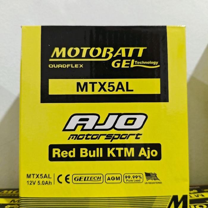 Aki Motor Suzuki Smash Motobatt Mtx5Al Aki Gel