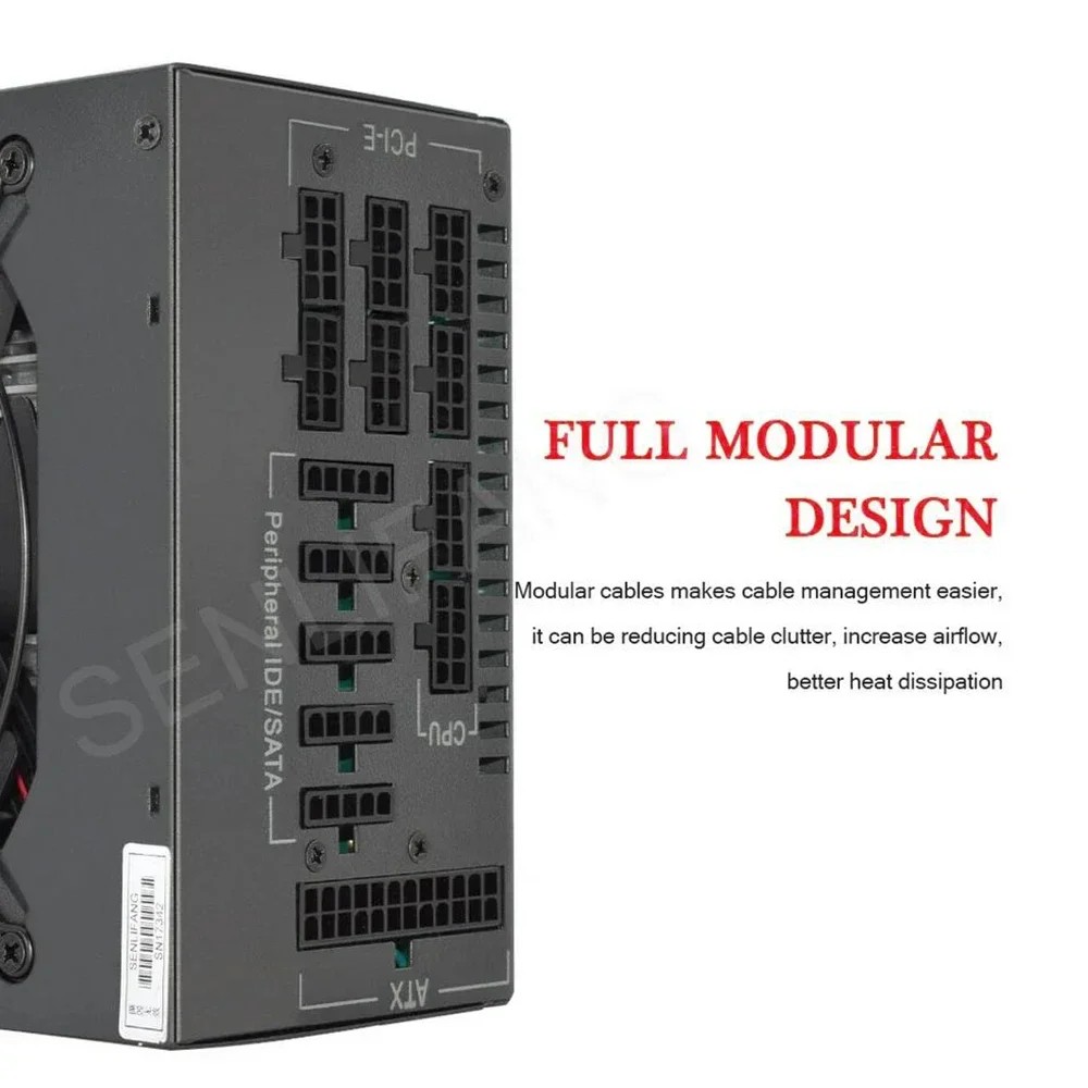 2000W 1800W New Full Module Mining Power Supply Support 8 GPU Ethereum ETC RVN ATX PC PSU For BTC
