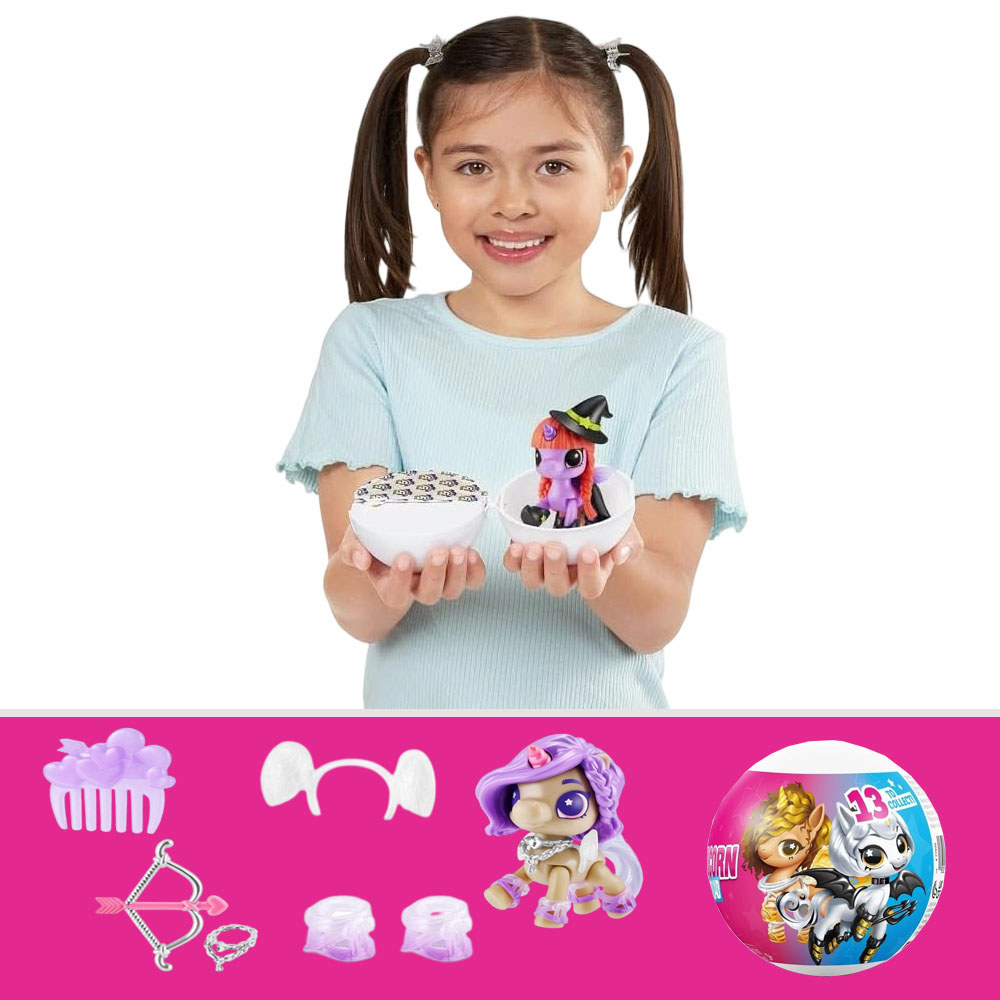 ZURU 5 Surprise Unicorn Squad Series Mini Unicorn Accessories Blind Box Figurines Trendy
