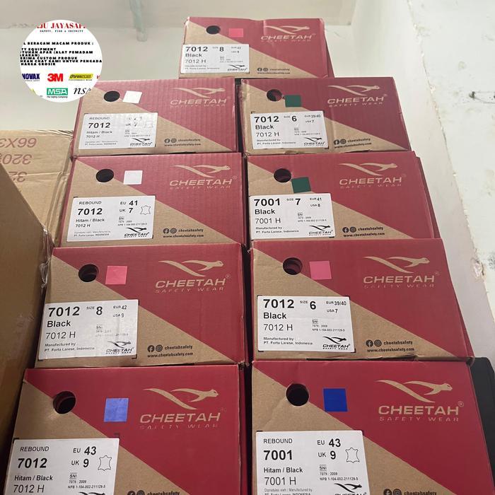 Readyyy Sepatu Cheetah 7012H Original Sepatu Safety Cheetah Model Pendek Tali