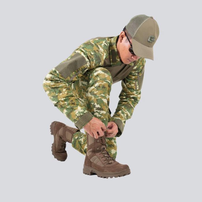 Sepatu Pdl Pria Cartenz Tactical Kopassus Brown