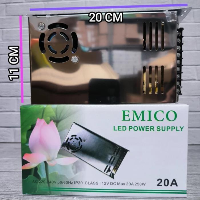 Trafo 20A Travo 20 Ampere /Adaptor 20A /Power Supply 20A 12V Led Strip