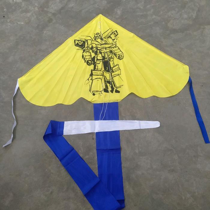 Layangan delta 1 warna/ Layangan hias 1 warna