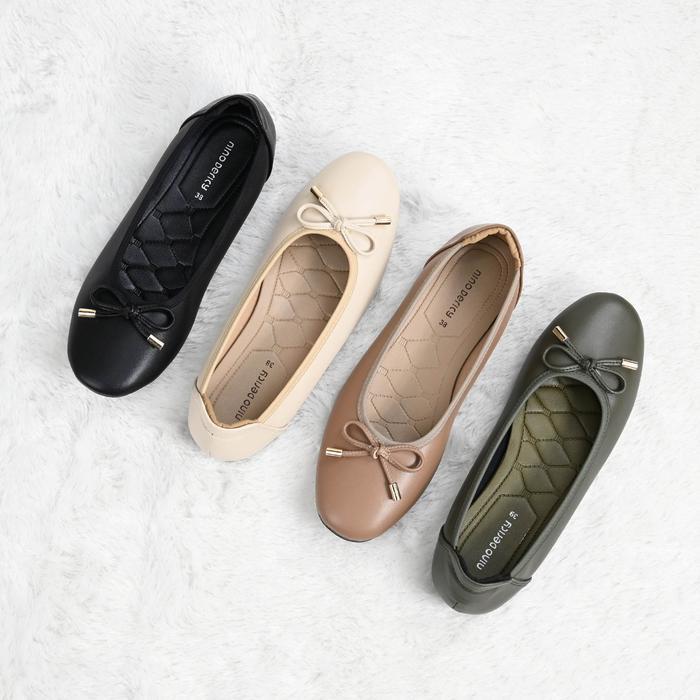 Nino Dericy Flat Shoes Wanita / Sepatu Flat Wanita Ncm 102