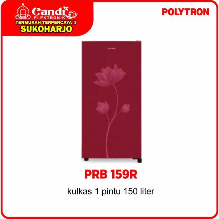 KULKAS POLYTRON PRB 159 LEMARI ES 1 PINTU PRB159 PRB 159