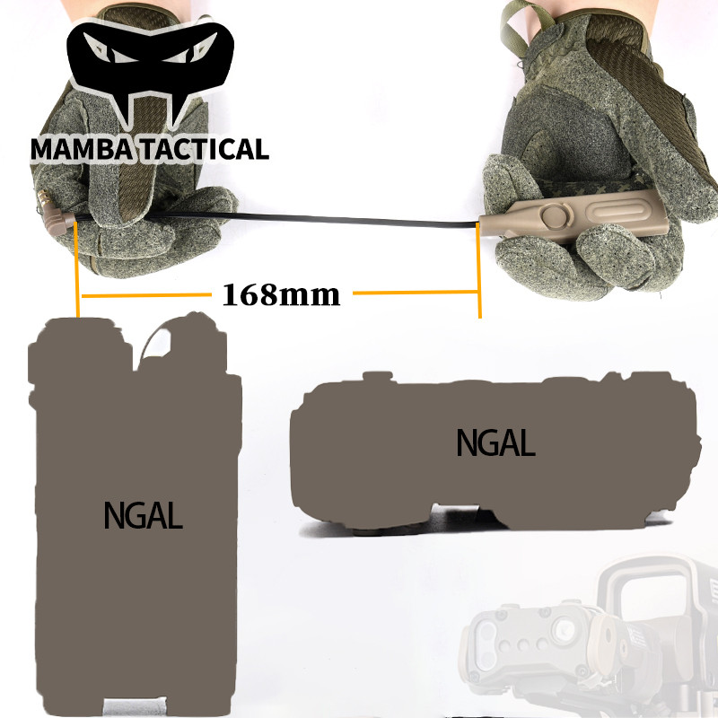 Terbatas WADSN NGAL Nylon Battery Box NGAL L3 White LED Strobe Light With Pressure Pad Switch M300A 