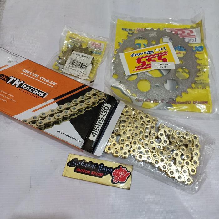 Gear Set Sss 415 Satria Fu Baru 2013-2015