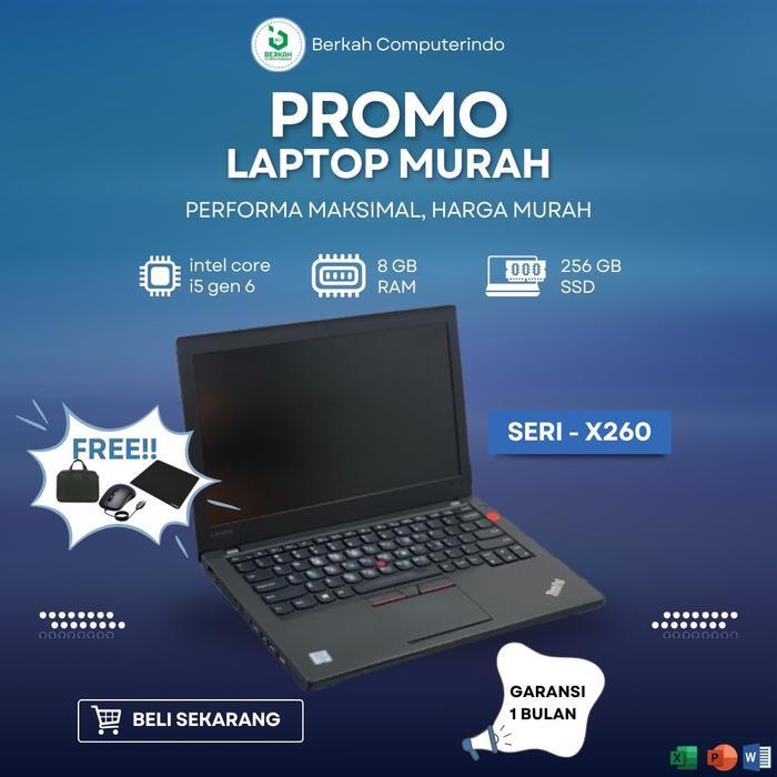 Laptop  thinkpad x260 core i5-6/8-256gb