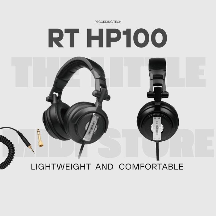RECORDING TECH DJ HEADPHONES RT-HP100 RTHP100 HEADPHONE DJ PRODUCE