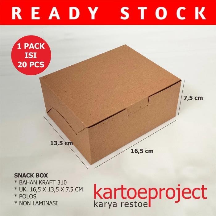 SNACK BOX/ DUS KUE / BOX KUE / KEMASAN KUE