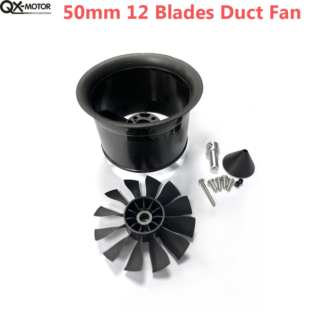 QX-Motor 12 Blades Ducted Fan CW CCW Without Motor Suit 50mm EDF For
