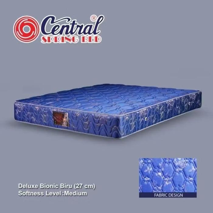 Springbed Central Deluxe uk.160 x 200 - Biru
