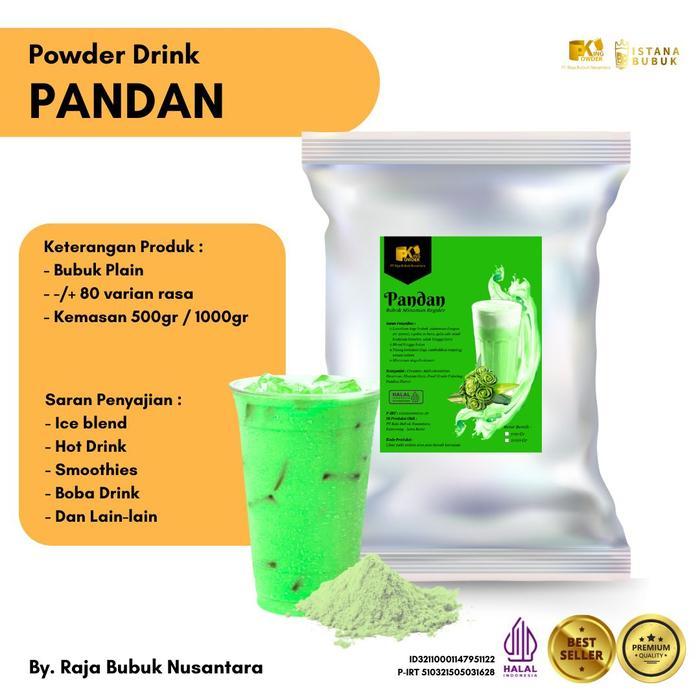 Bubuk Minuman Rasa Pandan Powder Drink Varian Rasa Pandan Terlaris