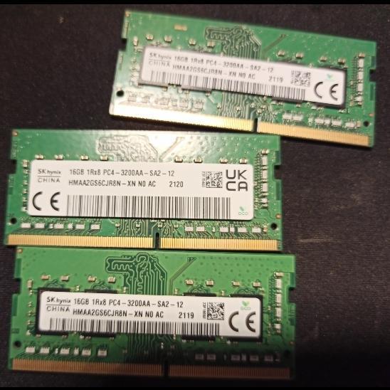Ram Laptop SKHYNIX 16gb ddr4 pc4 3200aa 3200mhz SKHYNIX