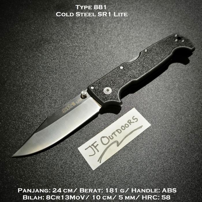 PISAU EDC BUSHCRAFT CAMPING OUTDOOR COLD STEEL SR1 LITE