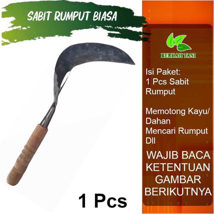 Alat Pertanian Sabit Rumput Plat Baja Sedang