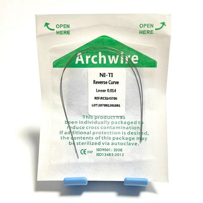 Niti Reverse Curve / Reverse Curve Wire Niti Isi 4 Pieces Upper Lower