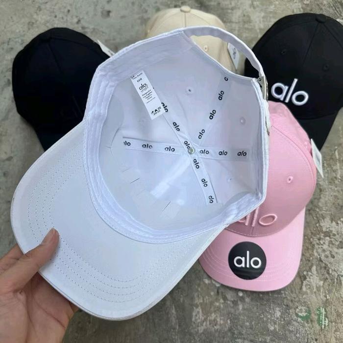 Topi Alo Klasik Katun Full Tag Premium Pria Wanita / Alo Cap Hat Jogging Sport Unisex Outdoor