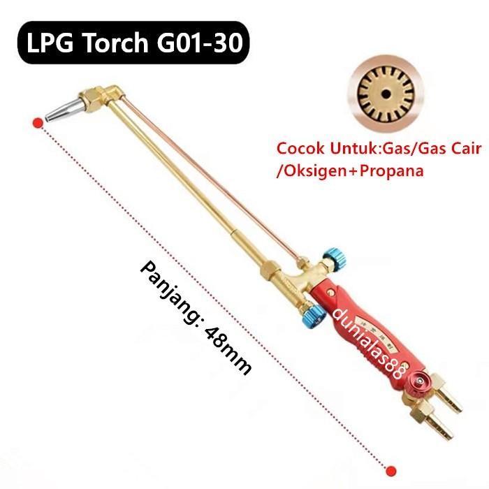 G01-30 G01-100 G01-300 Stang Las Blender Potong Gas Cutting Torch Oxy