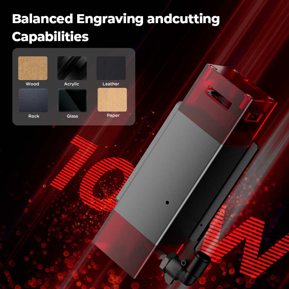 ACMER 10/20W Laser Head Upgrade Kit For Blue Diode CNC P1 S Pro Laser Engraving And Cutting Machines