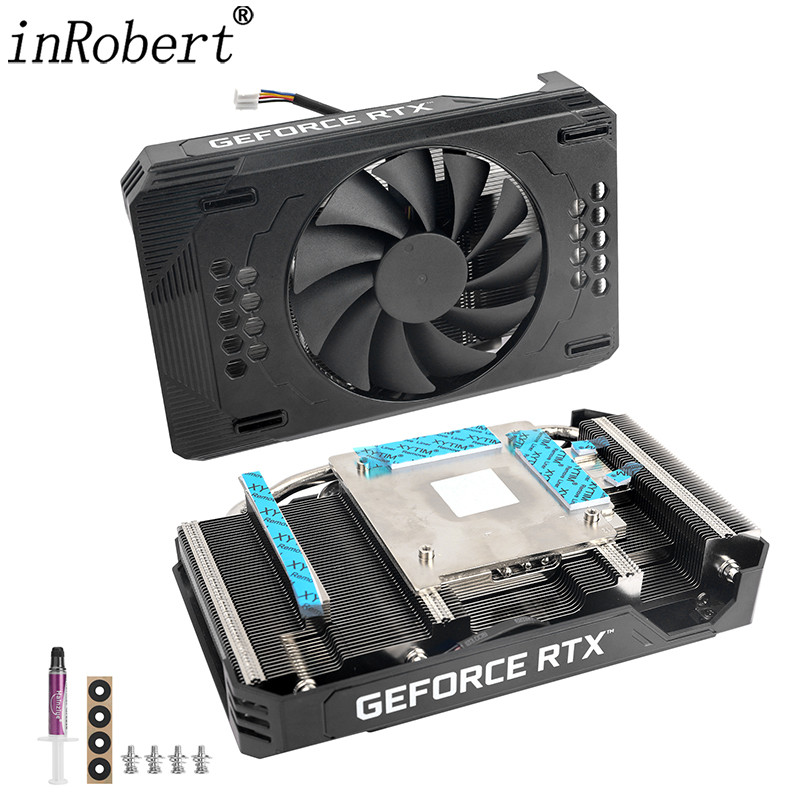 Video Card Fan For PNY RTX 3060 GPU HeatSink With Fan Replacement Retrofit NVIDIA RTX A4000 Graphics