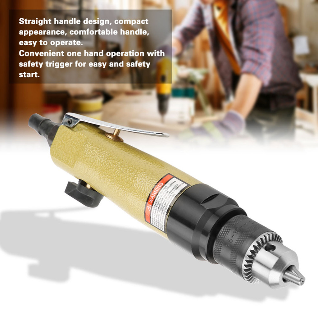 New 3/8" Pneumatic Air Screwdriver Drill Reversible Type Industrial Drilling Tool 900rpm Pneumatic D