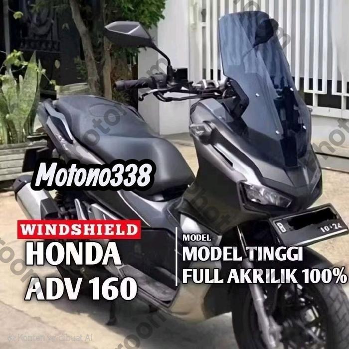 VISOR ADV 160 ADV 150 MODEL TINGGI WINSIL WINDSHIELD ADV 160 ADV 150 visor standard adv motor