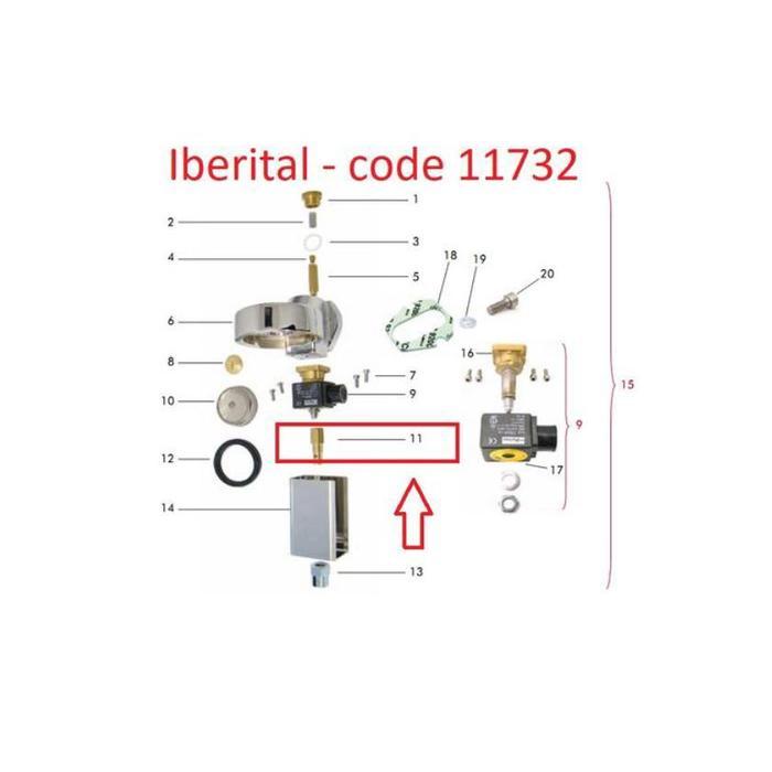 Original Iberital Exhaust Nut Original