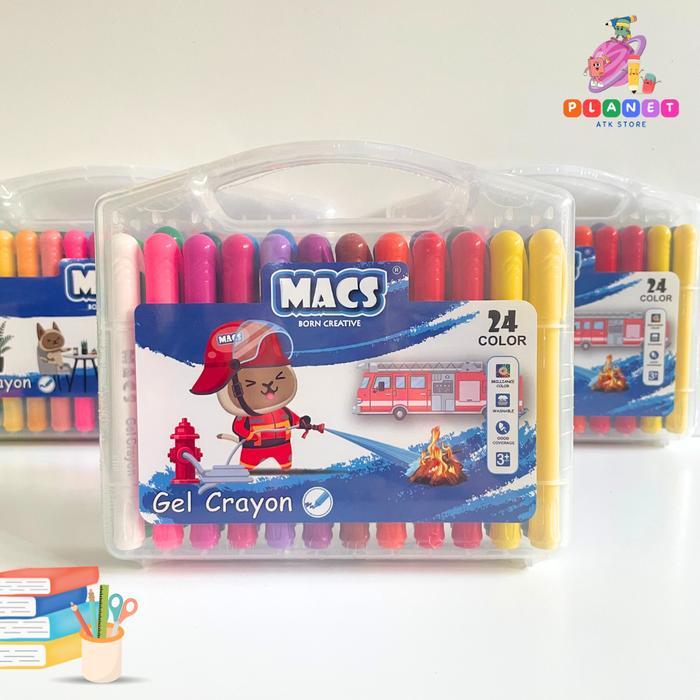 MACS Gel Crayon - 24 Warna