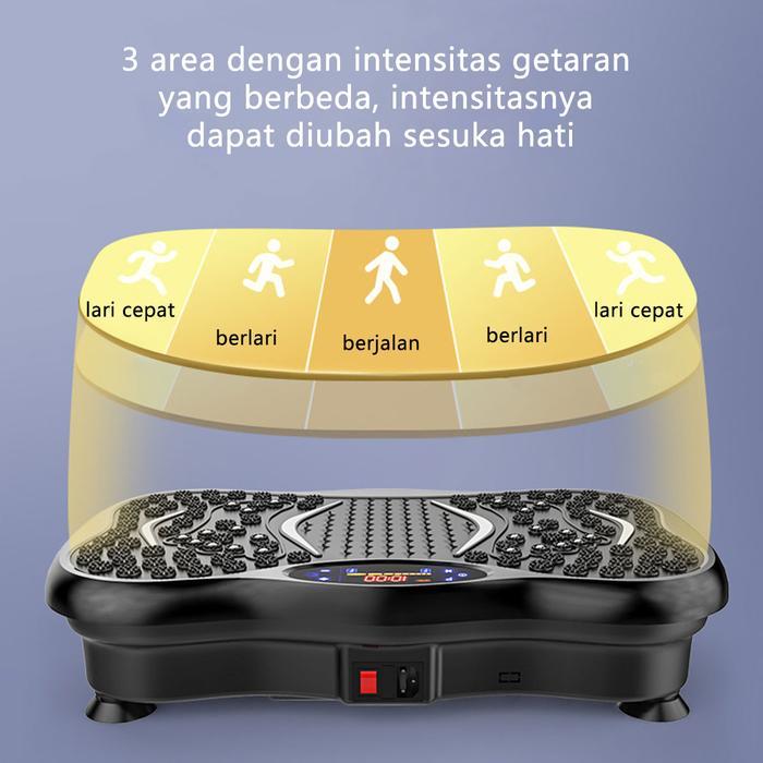 Alat Pijat Elektrik Seluruh Tubuh Kaki Perut Punggung Mesin Getar Kebugaran Papan Olahraga Fitness