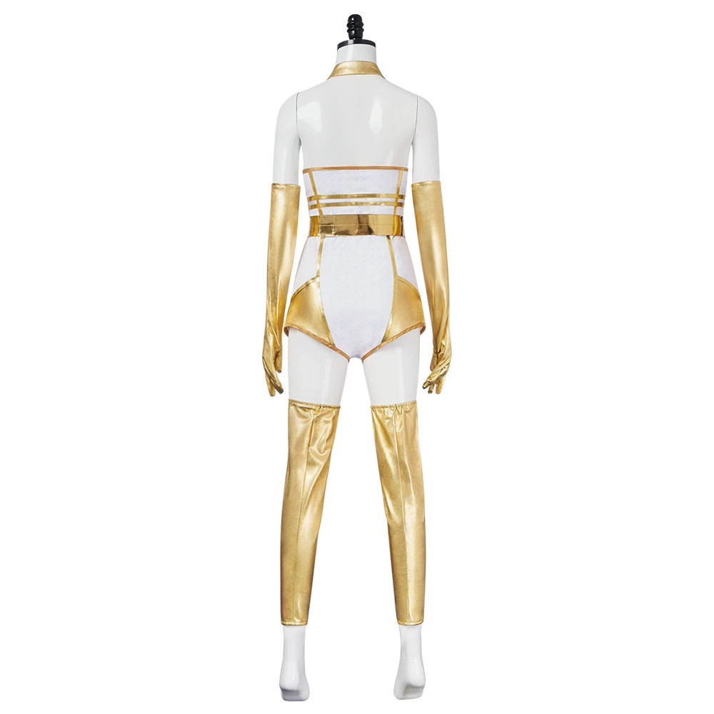 4Pcs Sstarlight Cosplay Costumes Anime Anne January Jumpsuit Accessories Sexy Body Suits Halloween