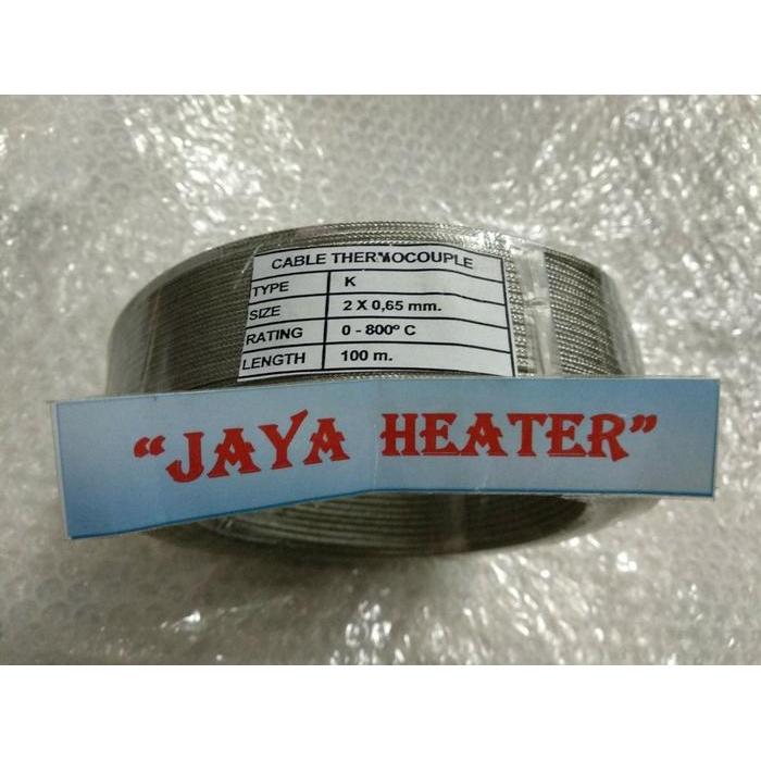 "New" Kabel Thermocouple / Thermocouple wire Type K (bahan Screen)
