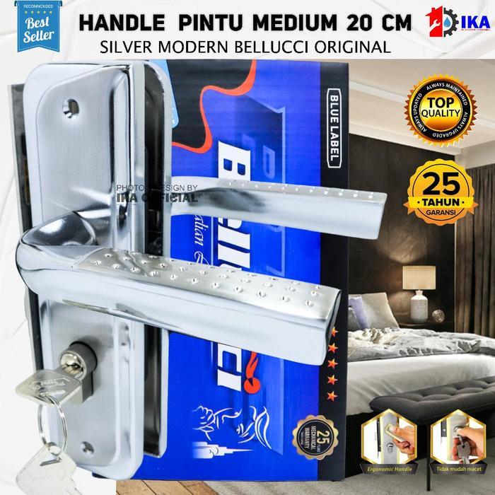 Kunci Pintu Tanggung Bellucci Asli Handle Sedang Bellucci Kunci Bellucci Stainless N Series / Slot