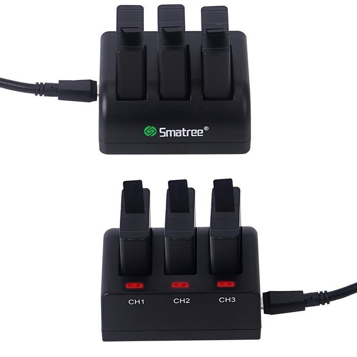 Smatree Battery Kit For Gopro Hero7 Hero6 Hero5 Hero 5 Hero 6 Hero 7 Black Kamera Action Camera