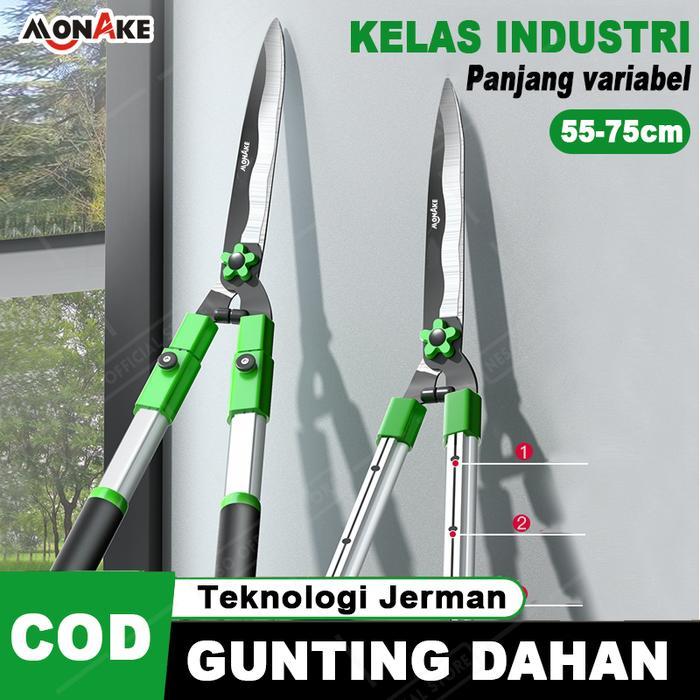 [] Gunting Potong Rumput 55cm-75cm COD/ Gunting Dahan Alat Pemotong Rumput Ranting Taman Kebun