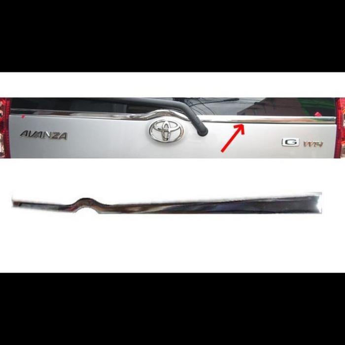 list chrome kaca belakang avanza xenia 2004 sd 2011