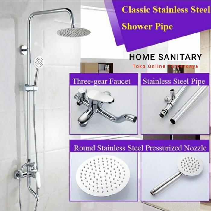 Paloma - Shower Column Shower Tiang Shower Set Kran Shower Panas Dingin
