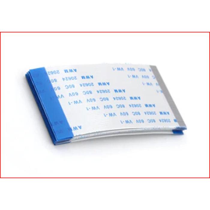 Flexible Ffc Fpc Pitch 0.5Mm 50 Pin Lebar 25.5Mm/1 Inchi Bolak-Balik Terlaris