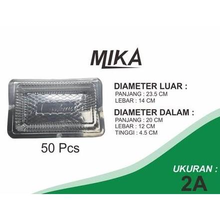 MIKA KUE 2A - MIKA BOX 2A - ISI 50 PCS