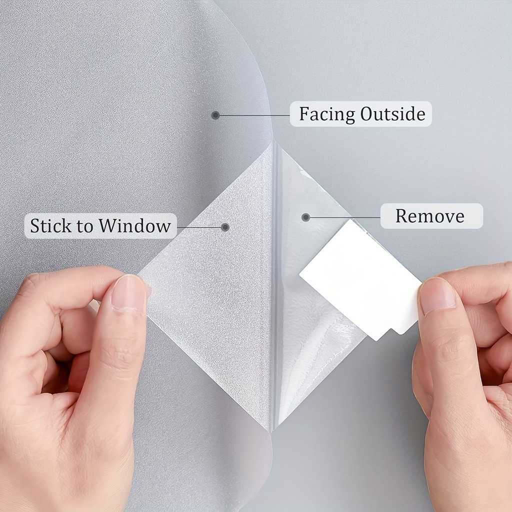 Window film frosted glass window privacy film non-adhesive window privacy film electrostatic