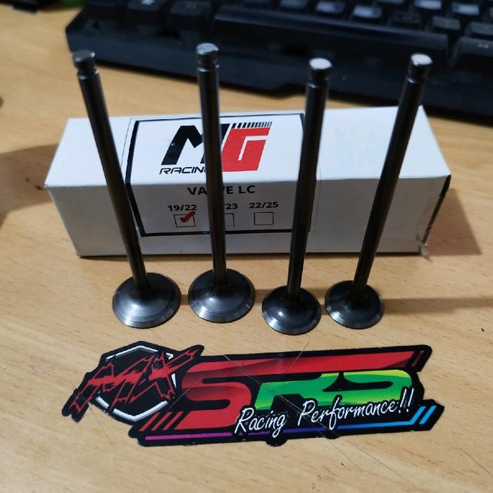 Klep MG Racing 22/19 23/20 25/22 vixion mxking mx new mxold
