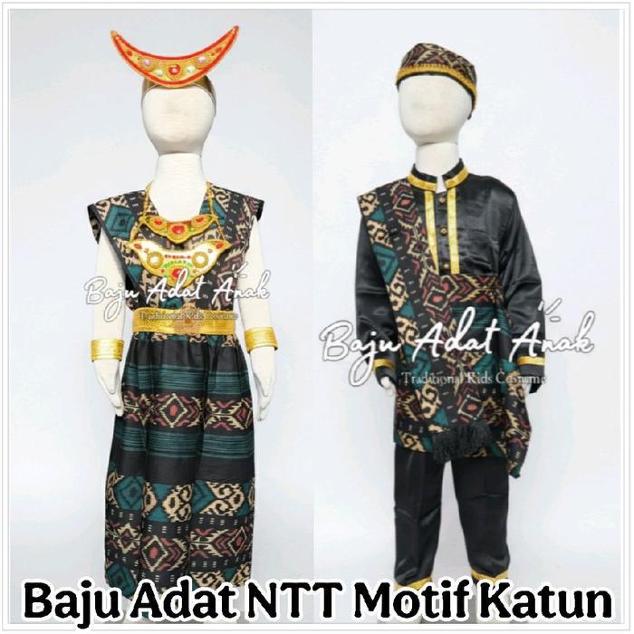 BAJU ADAT NTT ANAK PEREMPUAN BAJU ADAT NTT ANAK LAKI-LAKI PAKAIAN ADAT NTT ANAK