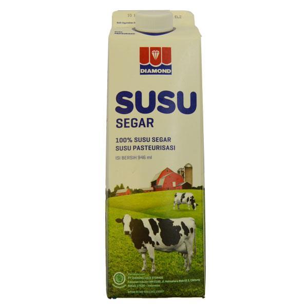 Promo Diamond Milk Fresh Plain 946 Ml Tbk