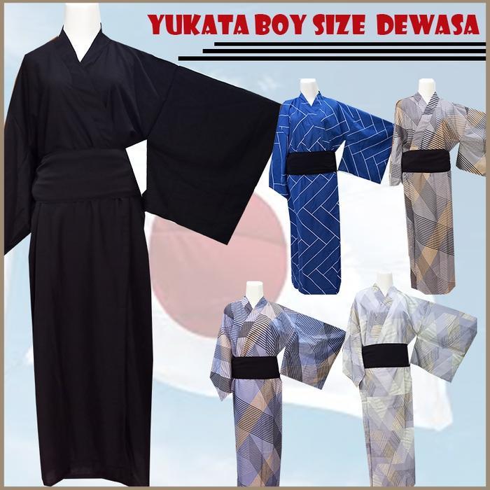 YUKATA / KIMONO DEWASA LAKI-LAKI/ MOHON BACA DESKRIPSI - Yukata Kimono Japan Jepang BISA