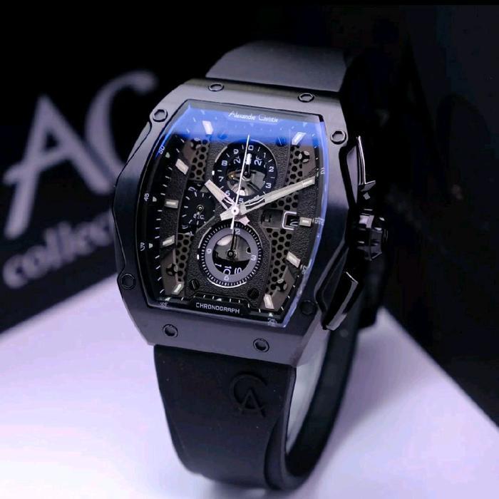 JAM TANGAN PRIA ALEXANDRE CHRISTIE AC 6608 AC6608 6608 ORIGINAL FREE BATRAI ORIGINAL Watches - full 