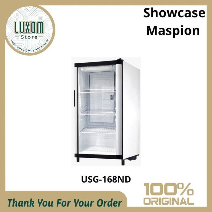 Showcase Maspion USG-168/Showcase/Maspion/Lemari Pendingin