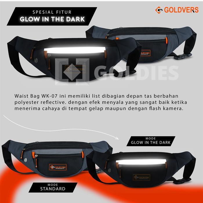 PROMO SPECIAL Tas Slempang Goldvers Tas Pria Waistbag Terbaru 2022 - Goldies