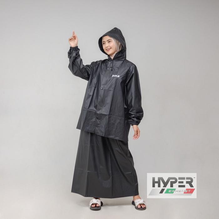 DISKON Jas Hujan Rok Wanita Mantel Setelan Rok Premium Anti Rembes READY STOCK