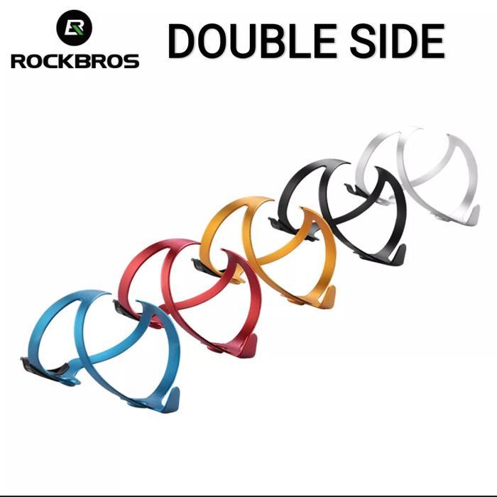 Rockbros - Tempat Botol Minum Sepeda Alumunium - Holder Botol