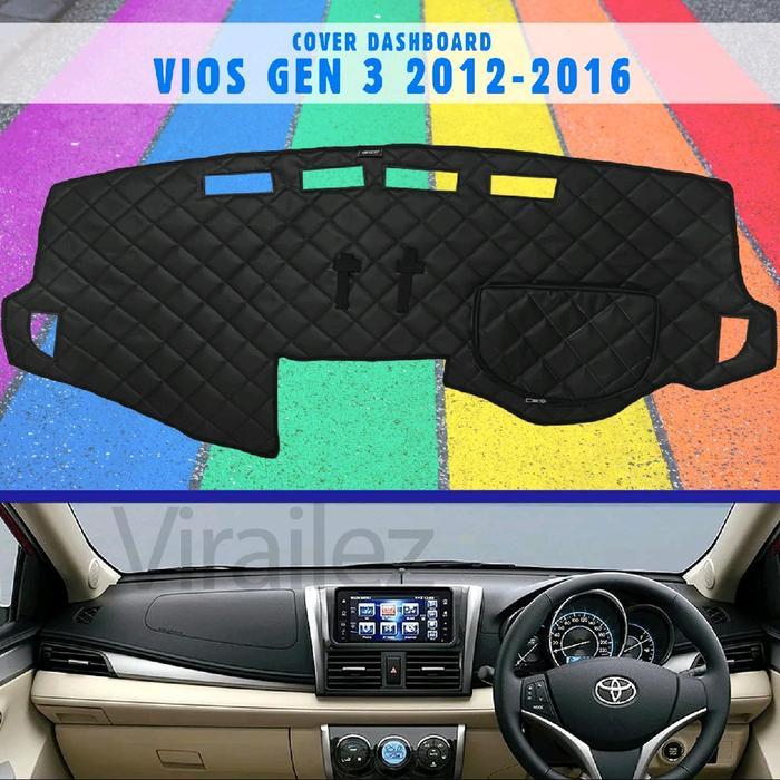 Cover Dasbor Alas Dashboard Vios Gen 3 2012-2016 Car